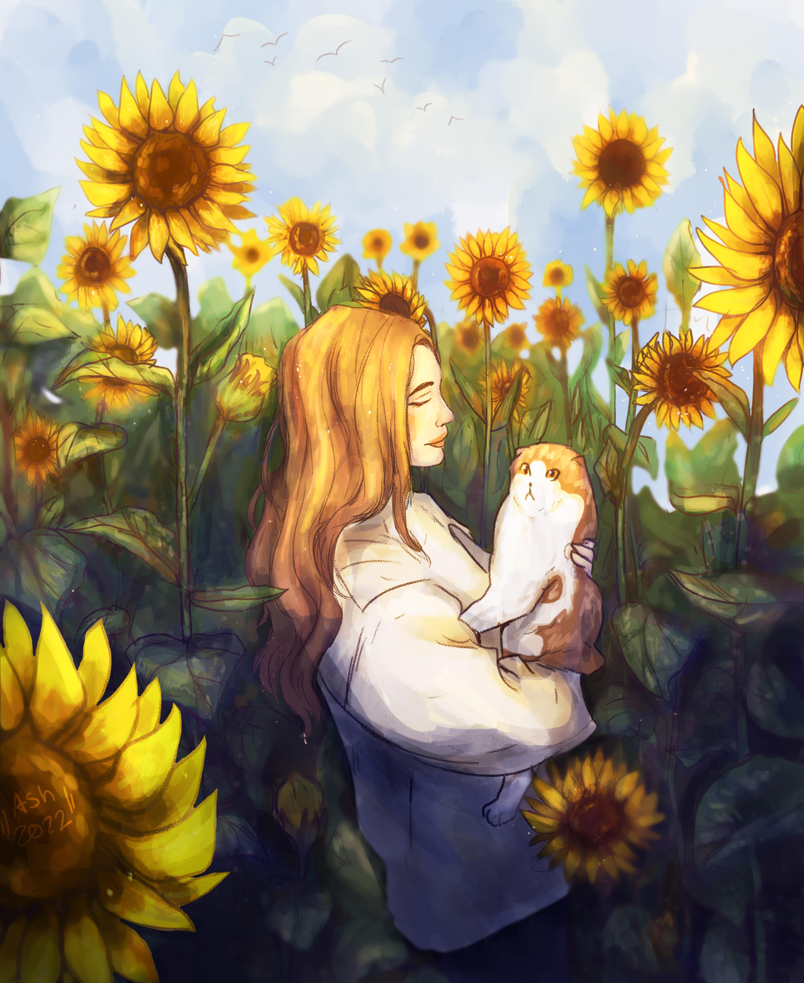 Sunflower Portrait